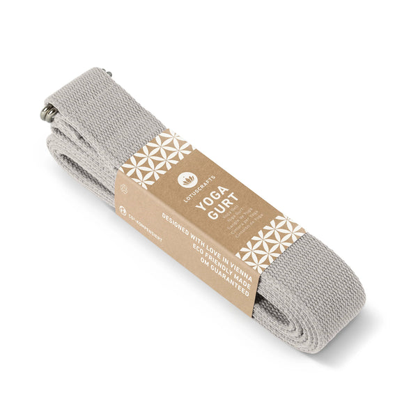Yoga-Gurt Zementgrau