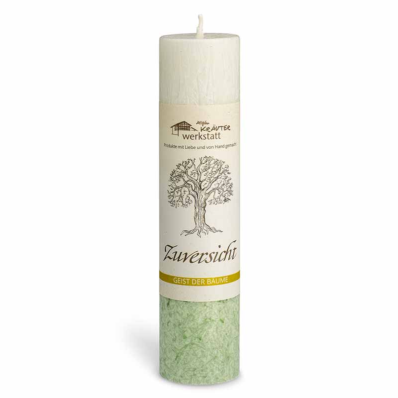 Zuversicht (Bergahorn) - Allgäuer Heilkräuterkerzen "Geist der Bäume"