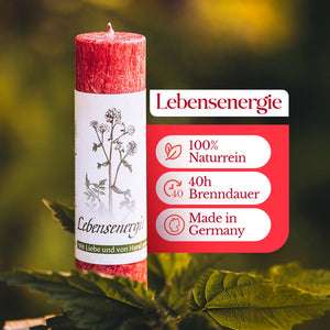 Lebensenergie - Allgäuer Heilkräuterkerzen "Lebensthemen"