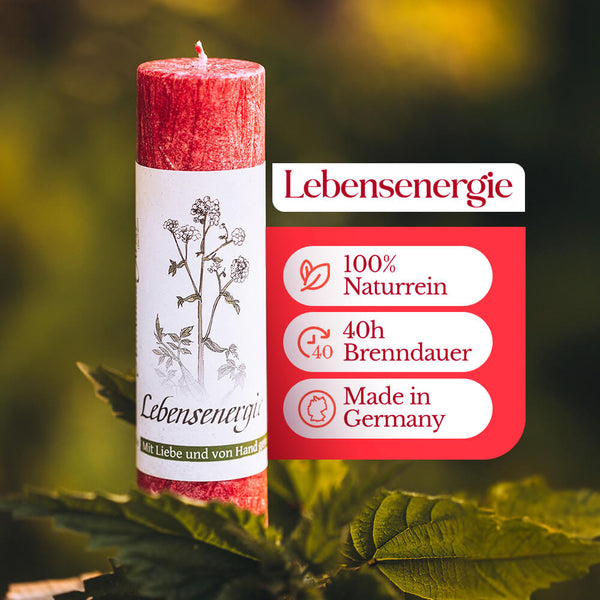 Lebensenergie - Allgäuer Heilkräuterkerzen "Lebensthemen"