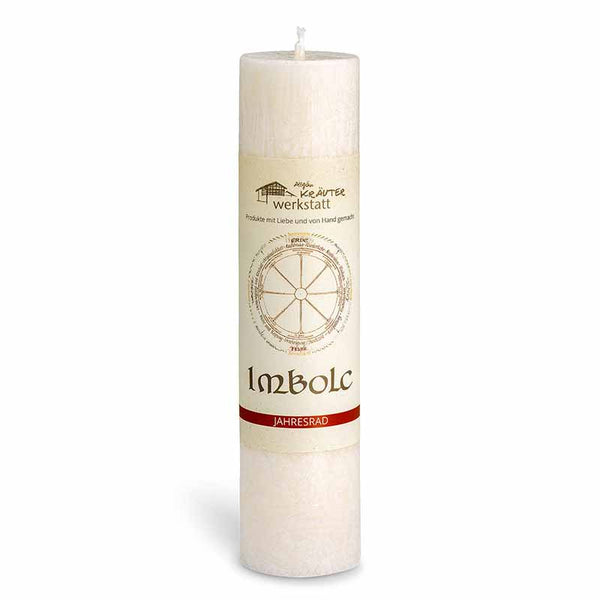 Imbolc (1. Februar - Frühlingsanfang) - Allgäuer Heilkräuterkerzen "Jahresrad"
