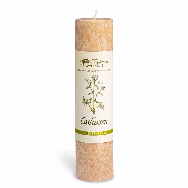 Loslassen - Allgäuer Heilkräuterkerzen "Lebensthemen"