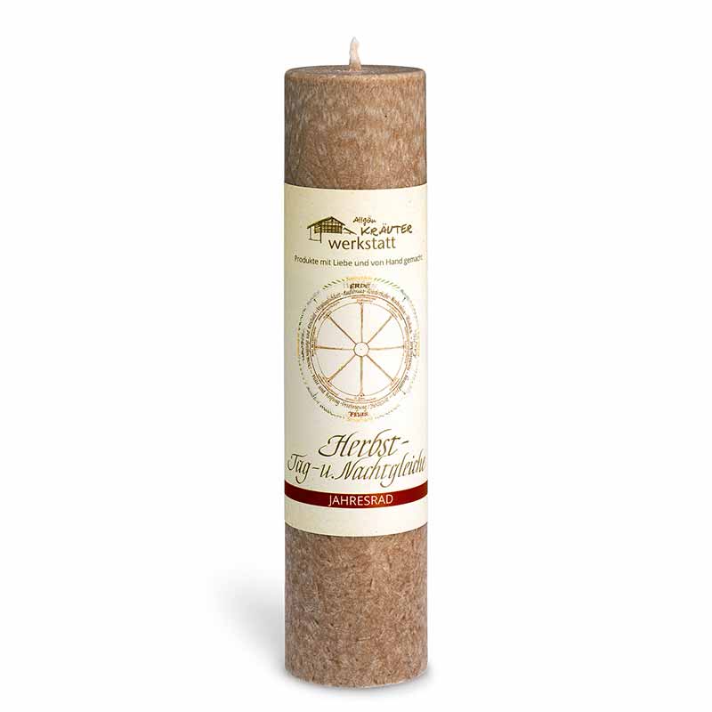 Mabon (21. September - Herbsttagundnachtgleiche) - Allgäuer Heilkräuterkerzen "Jahresrad"