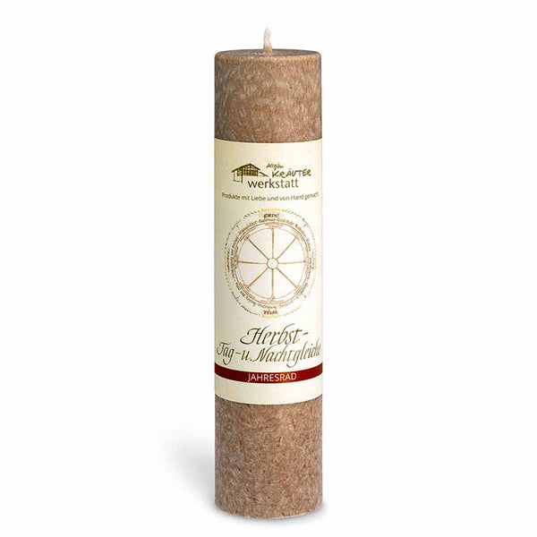 Mabon (21. September - Herbsttagundnachtgleiche) - Allgäuer Heilkräuterkerzen "Jahresrad"
