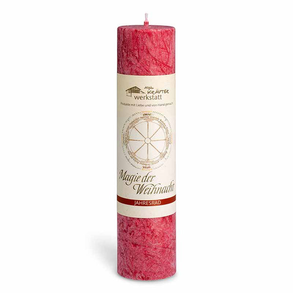Magie der Weihnacht (25. Dezember) - Allgäuer Heilkräuterkerzen "Jahresrad"