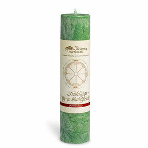 Ostara (21. März - Frühlingstagundnachtgleiche) - Allgäuer Heilkräuterkerzen "Jahresrad"