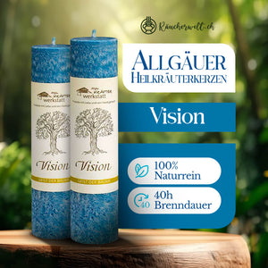 Vision (Tanne) - Allgäuer Heilkräuterkerzen "Geist der Bäume"