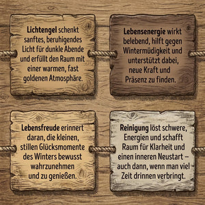 Winterblues Kerzenset (4 x Kerzen) - Allgäuer Heilkräuterkerzen