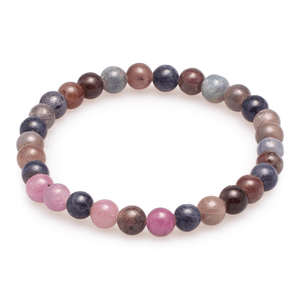 Armband Korundsteine (Saphir / Rubin) #251
