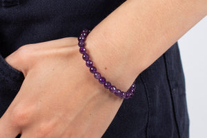 Armband Amethyst facettiert