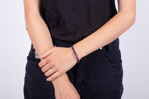 Armband Amethyst facettiert