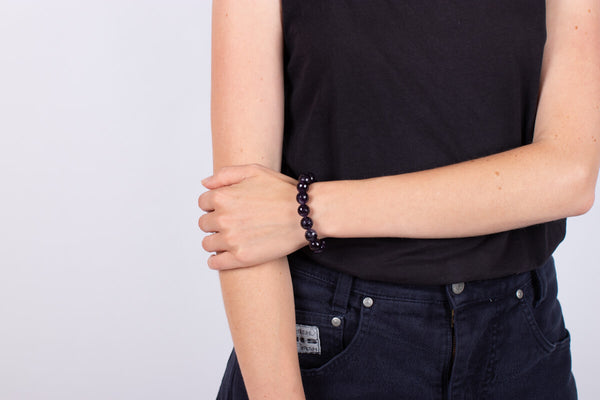 Armband Amethyst facettiert