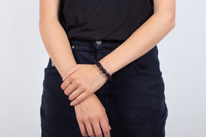 Armband Amethyst facettiert