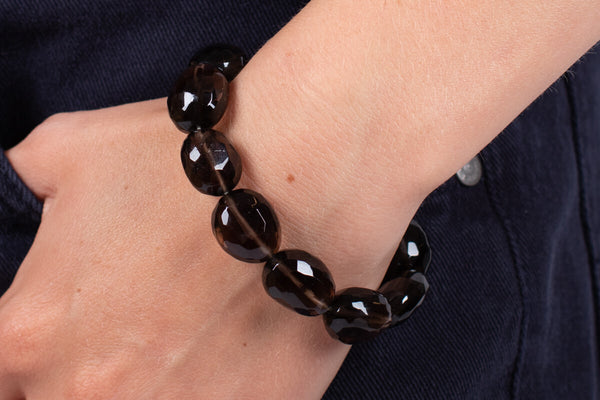 Armband Rauchquarz #14