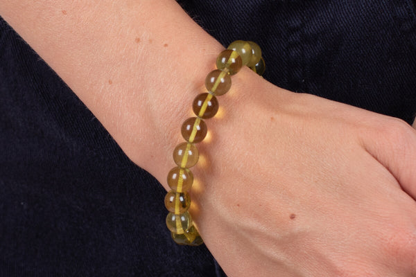 Armband Bernstein grün #43