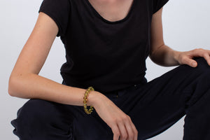 Armband Bernstein grün #43