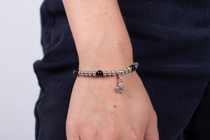 Armband Silber mit Onyx #49