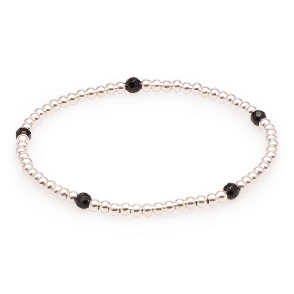 Armband Silber mit Onyx #51