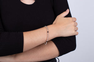 Armband Silber mit Onyx #51