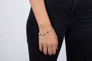 Armband Silber mit Onyx #51