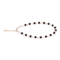 Armband Onyx mit Silber