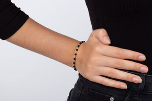 Armband Onyx mit Silber #52
