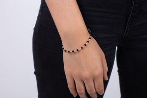 Armband Onyx mit Silber #52
