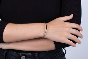 Armband Onyx mit Silber #53