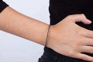Armband Onyx mit Silber #53