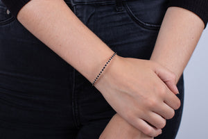 Armband Onyx mit Silber #53