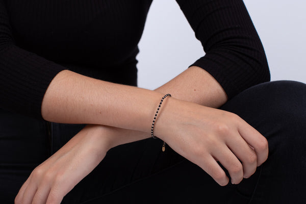 Armband Onyx mit Silber #53