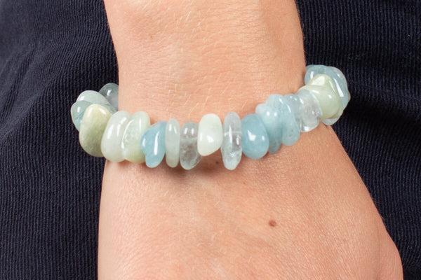 Armband Aquamarin #54
