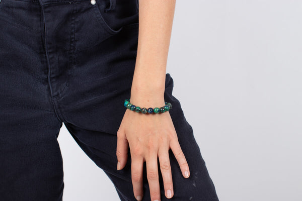 Armband Azurit-Malachit #72