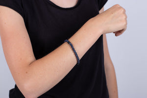 Armband Saphir blau #75