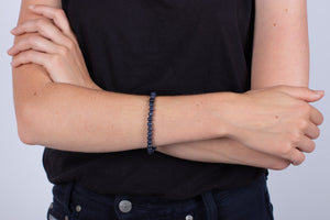 Armband Saphir blau #75