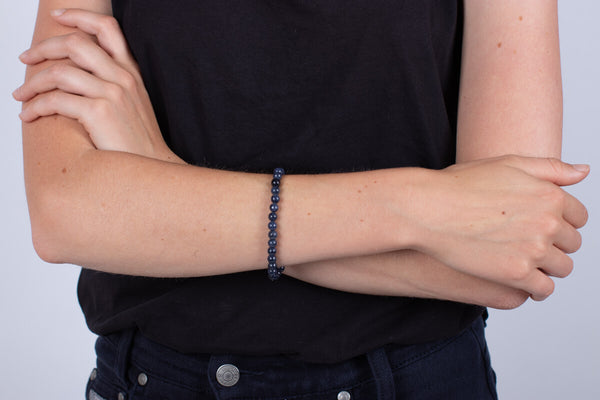 Armband Saphir blau #75