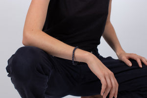 Armband Saphir blau #75
