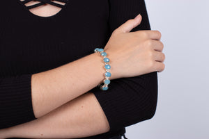 Armband Chalcedon mit Silber #87