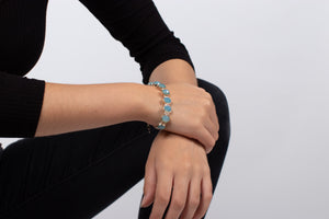 Armband Chalcedon mit Silber #87