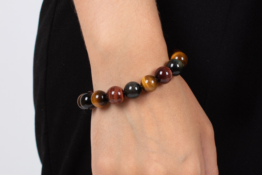 Armband Tigerauge multicolor #92
