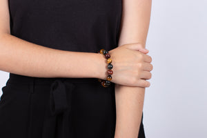 Armband Tigerauge multicolor #92