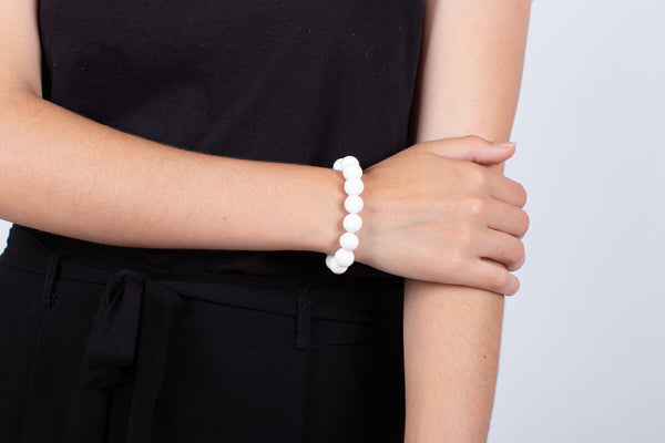 Armband Muschel weiss #95