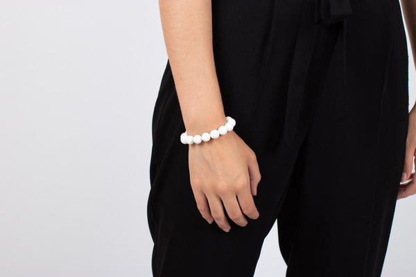 Armband Muschel weiss #95