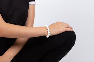 Armband Muschel weiss #95