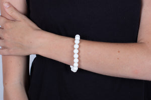 Armband Muschel weiss #96
