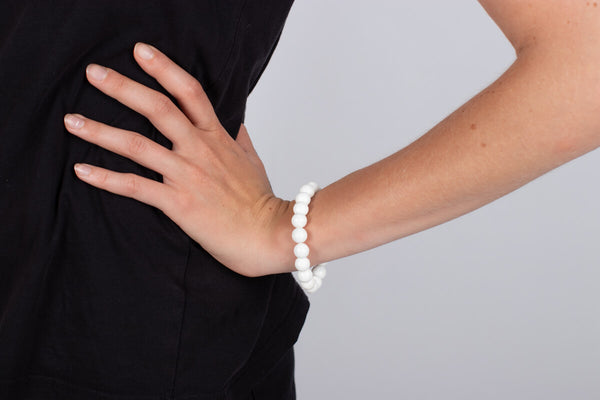 Armband Muschel weiss #96
