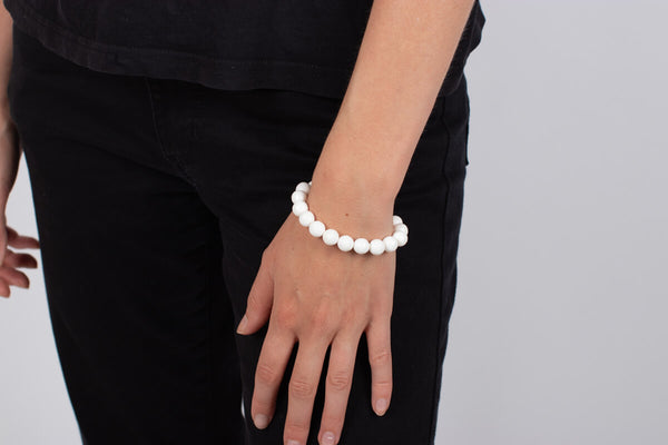 Armband Muschel weiss #96