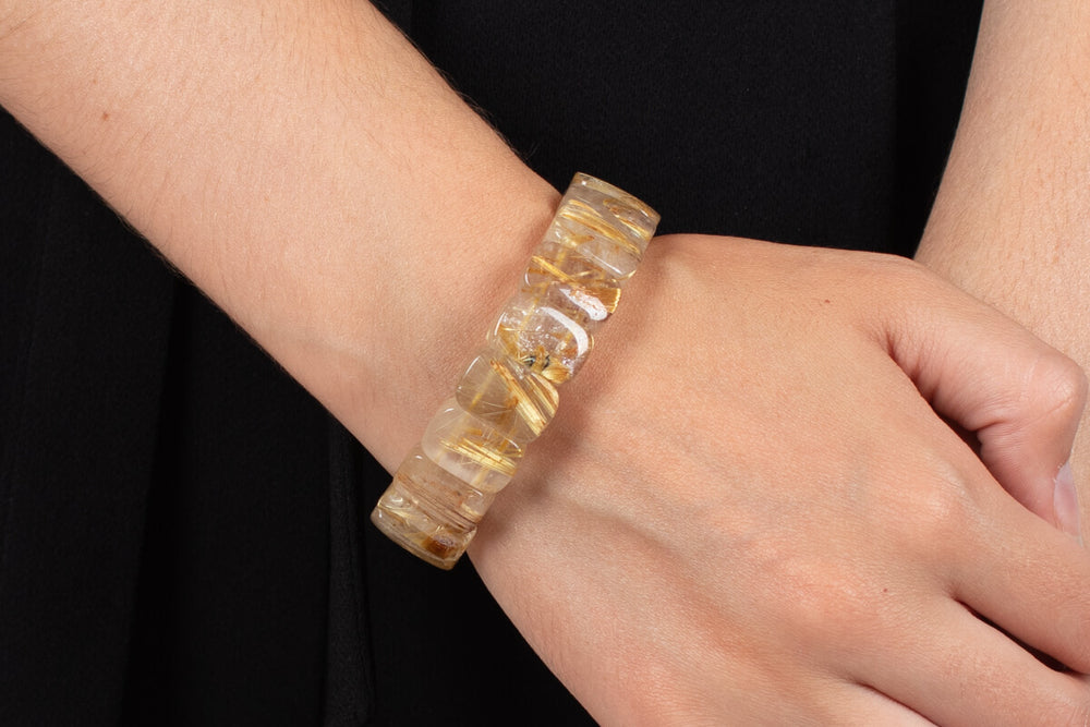 Armband Rutilquarz #98