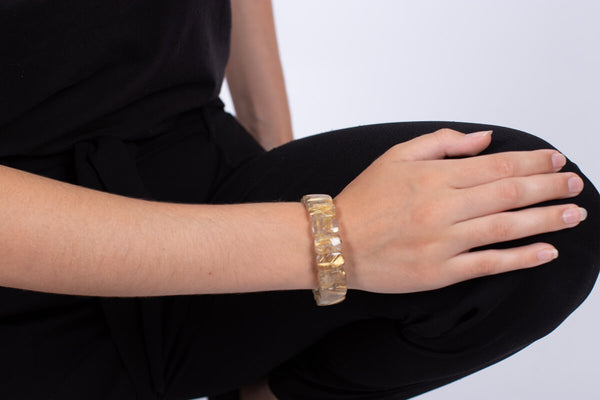 Armband Rutilquarz #98