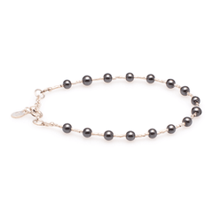 Armband Hämatit mit Silber